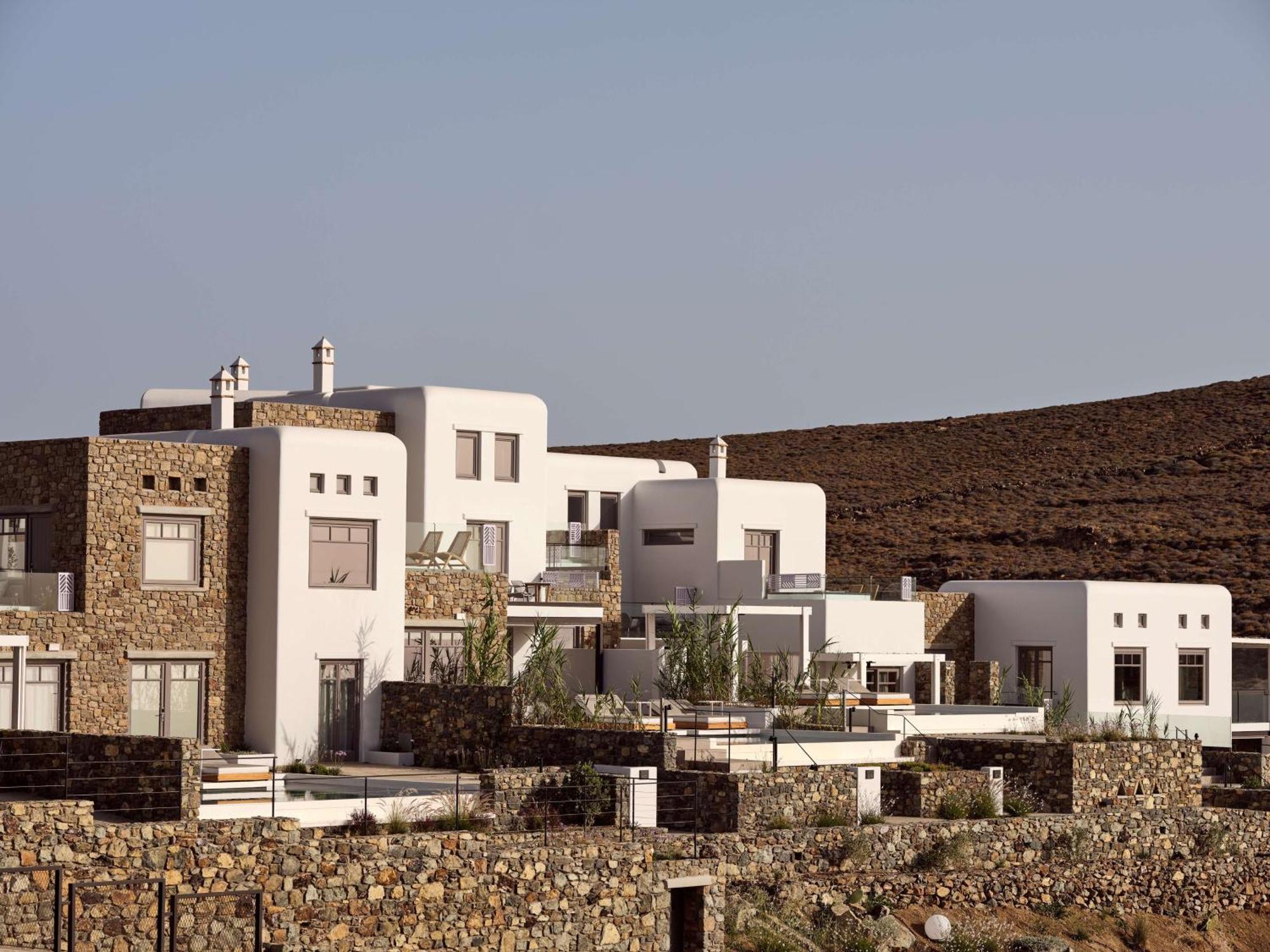 Semeli Coast Mykonos Curio Collection By Hilton Hotel Merchia Beach Exterior photo