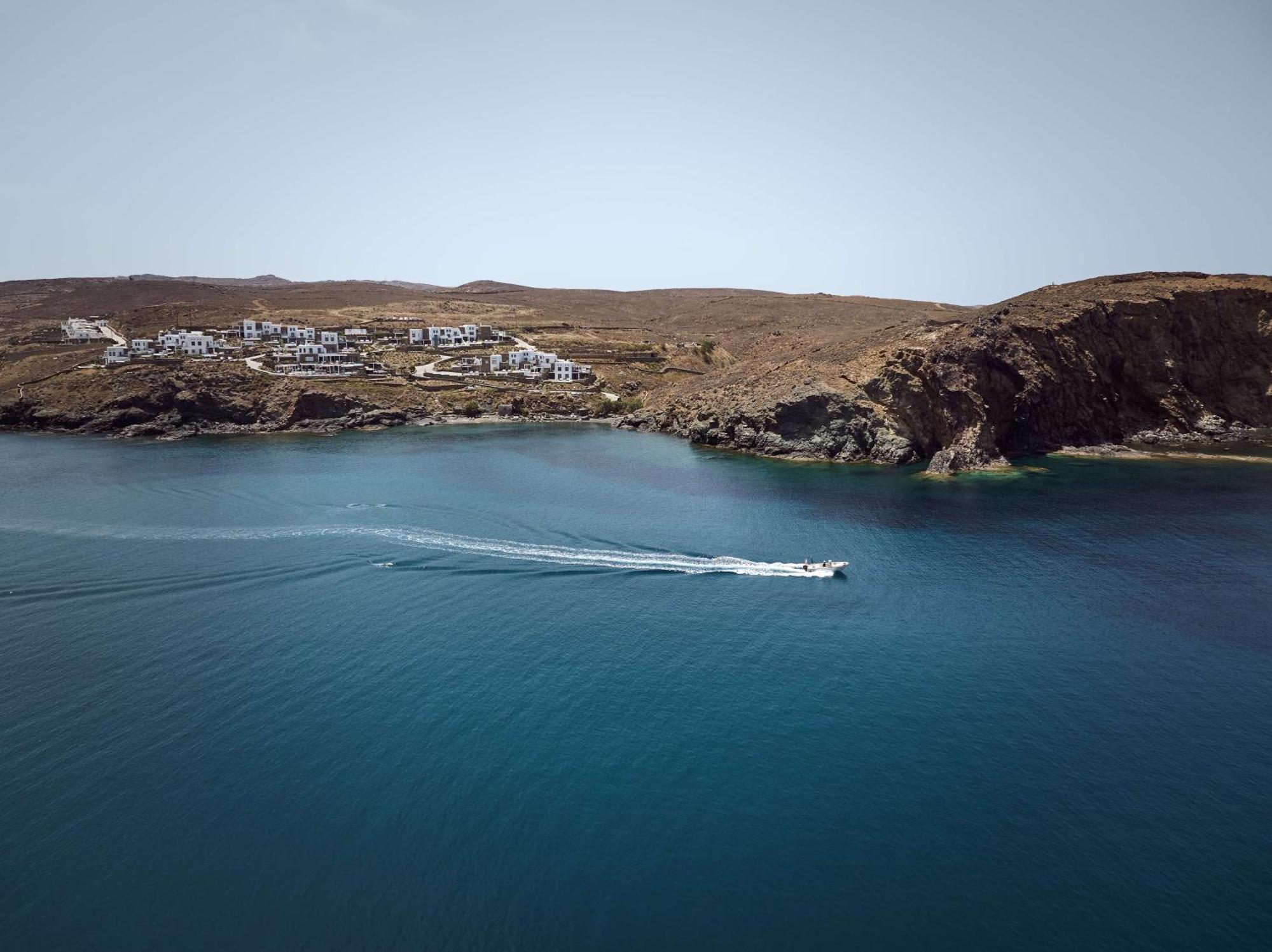 Semeli Coast Mykonos Curio Collection By Hilton Hotel Merchia Beach Exterior photo