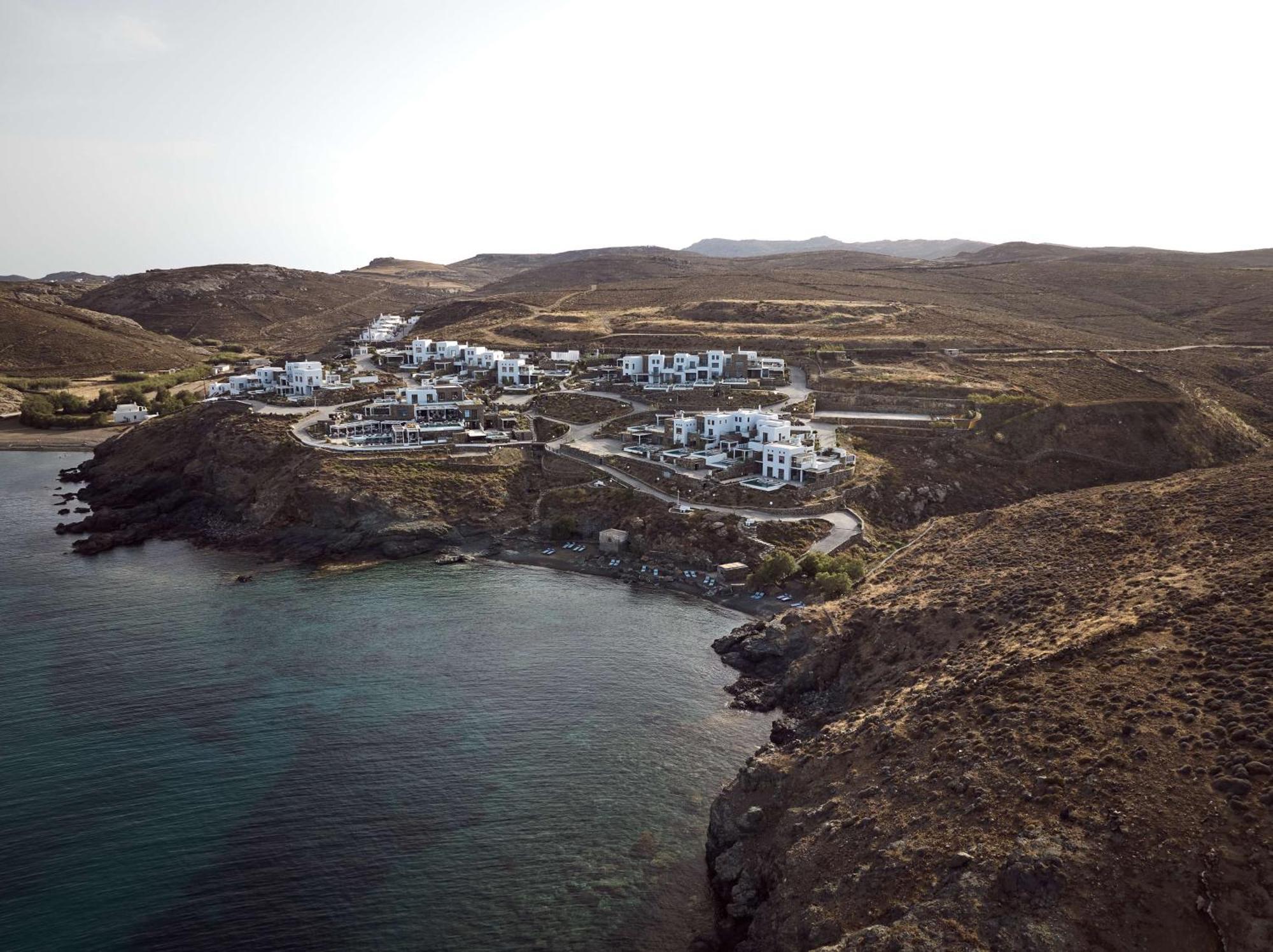 Semeli Coast Mykonos Curio Collection By Hilton Hotel Merchia Beach Exterior photo