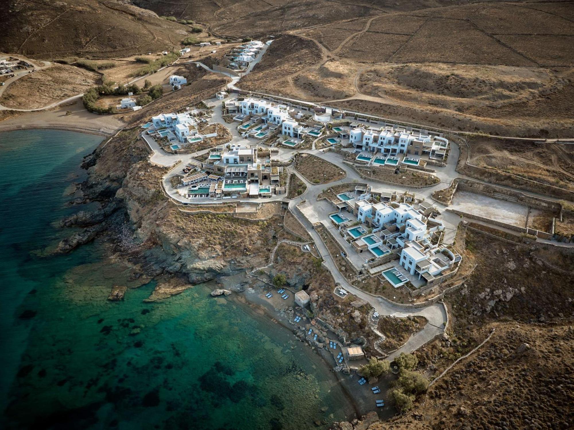 Semeli Coast Mykonos Curio Collection By Hilton Hotel Merchia Beach Exterior photo