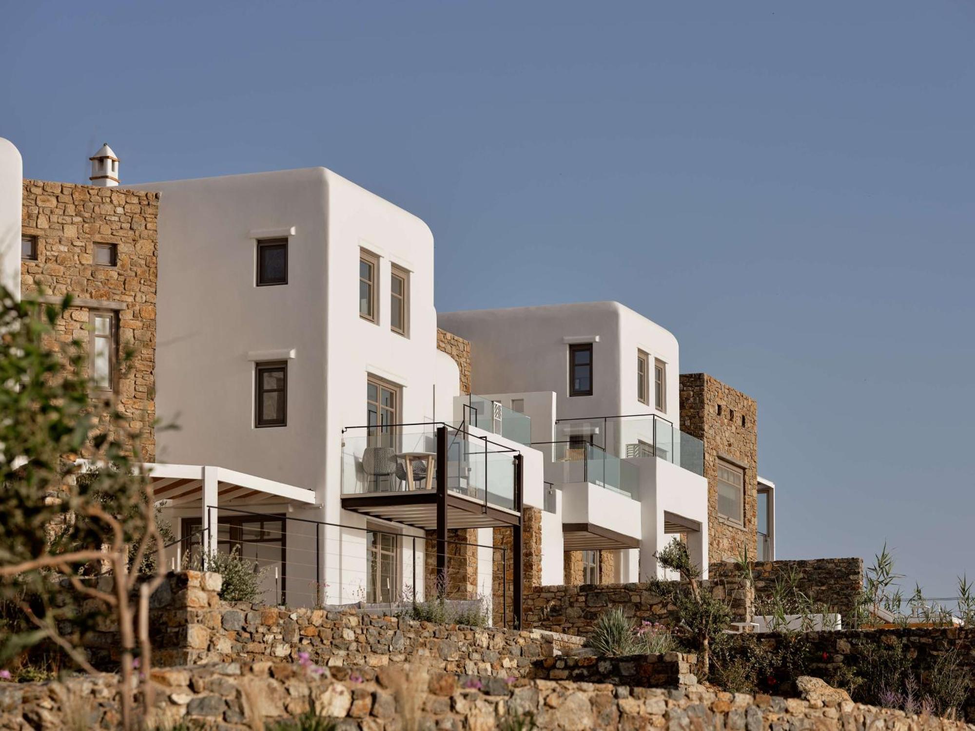 Semeli Coast Mykonos Curio Collection By Hilton Hotel Merchia Beach Exterior photo