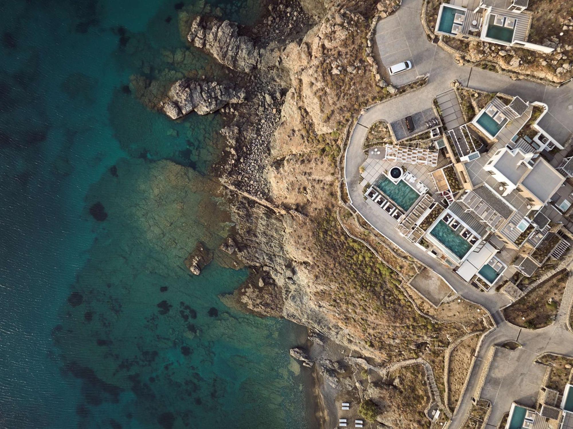 Semeli Coast Mykonos Curio Collection By Hilton Hotel Merchia Beach Exterior photo