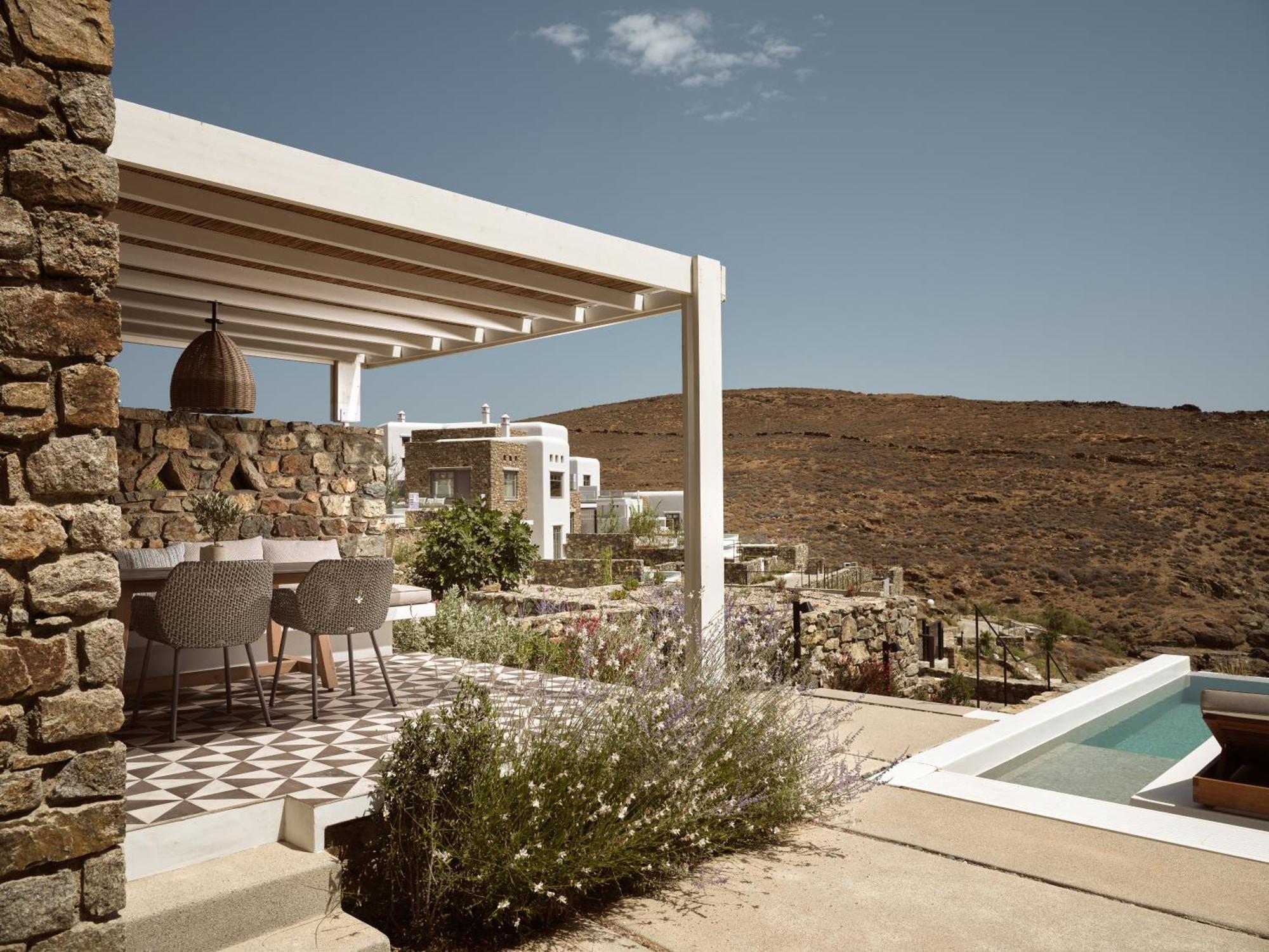 Semeli Coast Mykonos Curio Collection By Hilton Hotel Merchia Beach Exterior photo