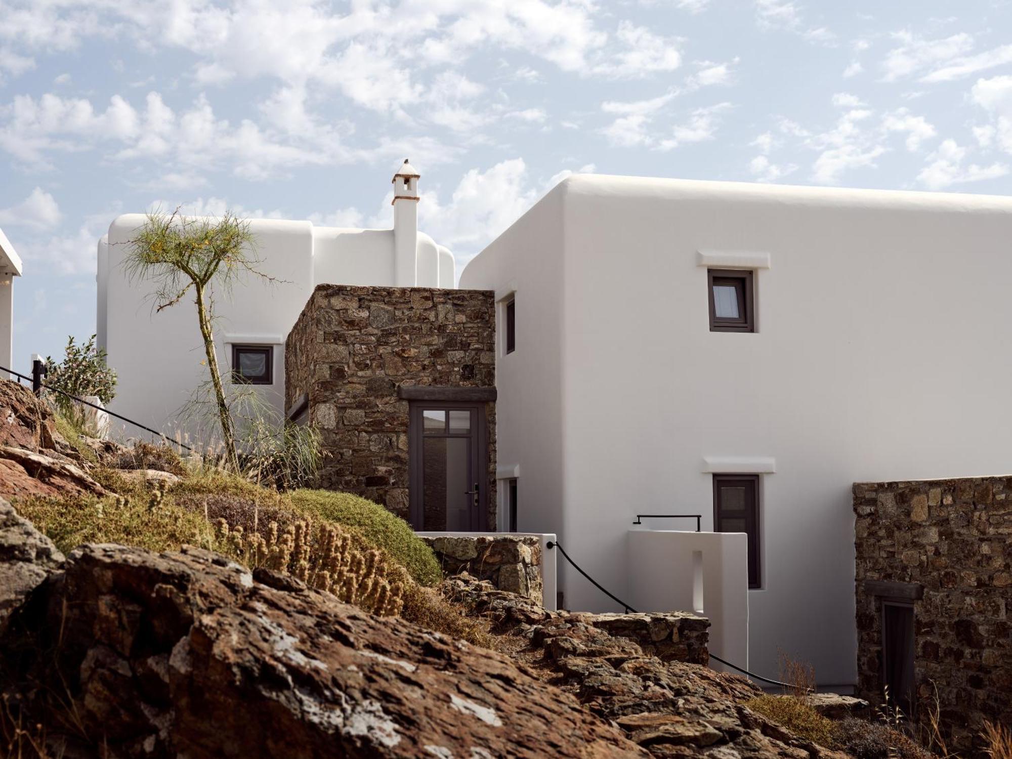 Semeli Coast Mykonos Curio Collection By Hilton Hotel Merchia Beach Exterior photo