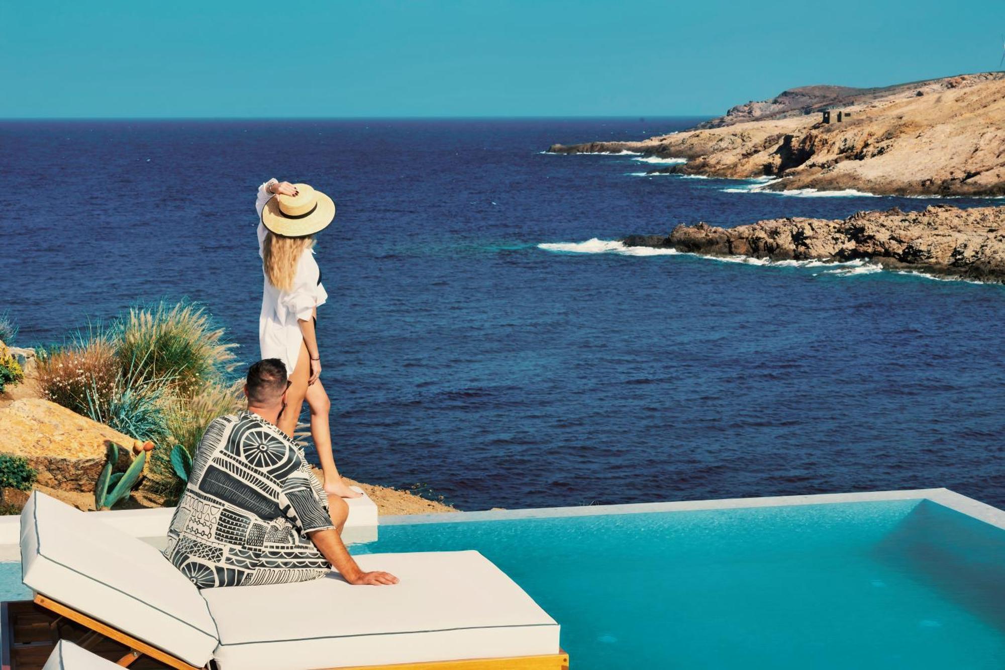 Semeli Coast Mykonos Curio Collection By Hilton Hotel Merchia Beach Exterior photo